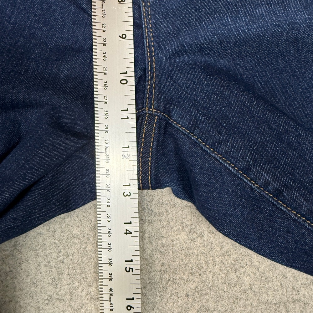 Old Navy Super Skinny Jeans 20 Plus Long Blue Mid-Rise Stretch Dark Wash Denim - Picture 6 of 10